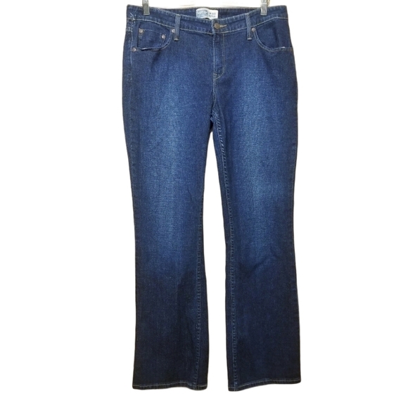 Levi's | Women's Dark Wash Low Rise Bootcut Jeans (Size 14L/C) - Picture 1 of 7